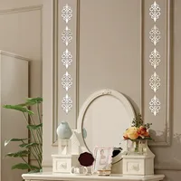 Pegatina De Pared De Espejo 3D Con Diseño Artístico