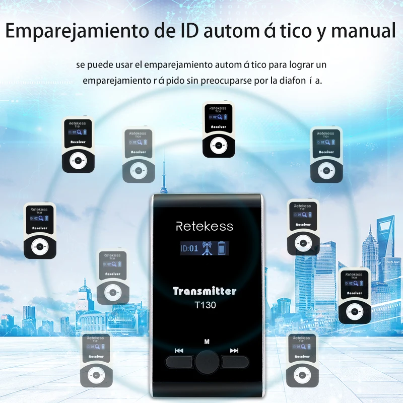 Retekess Sistema De Comunicación Inalámbrica De Lujo