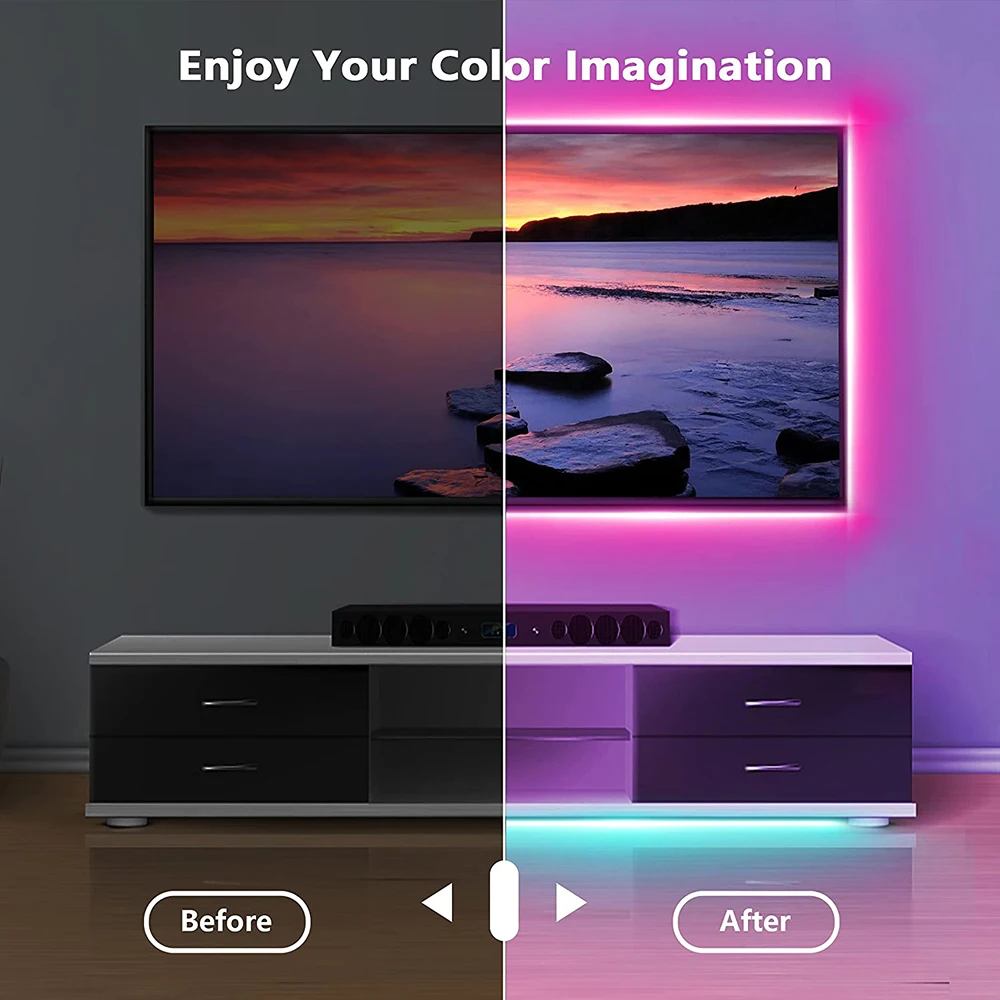 Nuevo Cinta de Luz LED con Bluetooth y USB