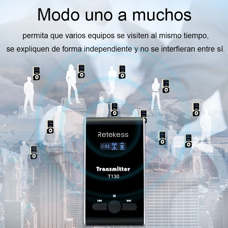 Retekess Sistema De Comunicación Inalámbrica De Lujo