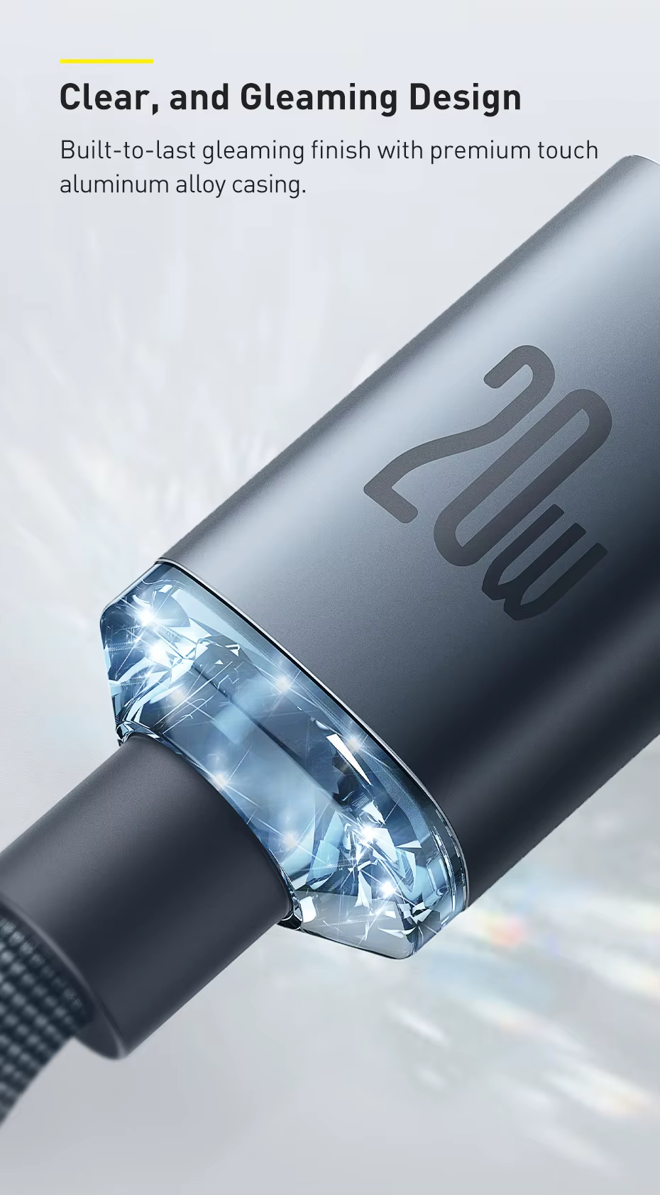 Cable USB de Alata Calidad Tipo C de 20W Baseus