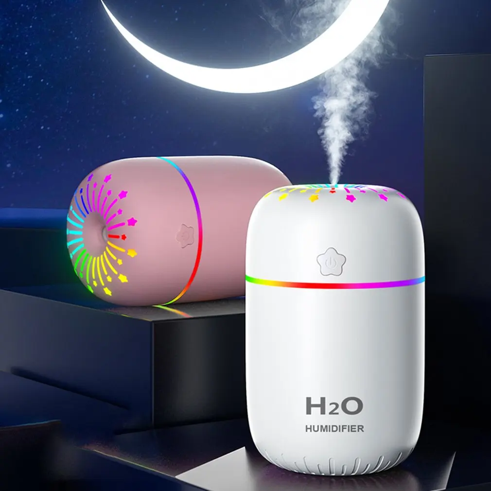 Eficaz Humidificador de Aromaterapia con Luz Colorida