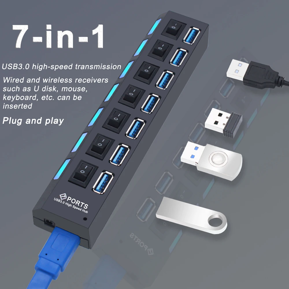 Nuevo Concentrador De Red Usb 3.0: Eficiente Y Versátil