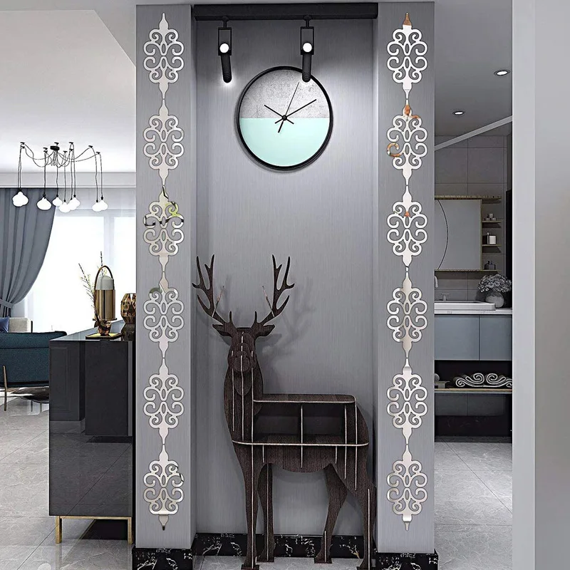 Pegatina De Pared De Espejo 3D Con Diseño Artístico