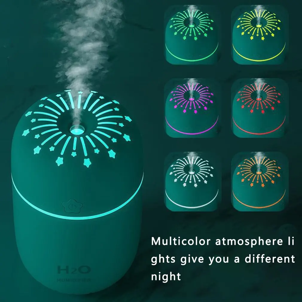 Eficaz Humidificador de Aromaterapia con Luz Colorida