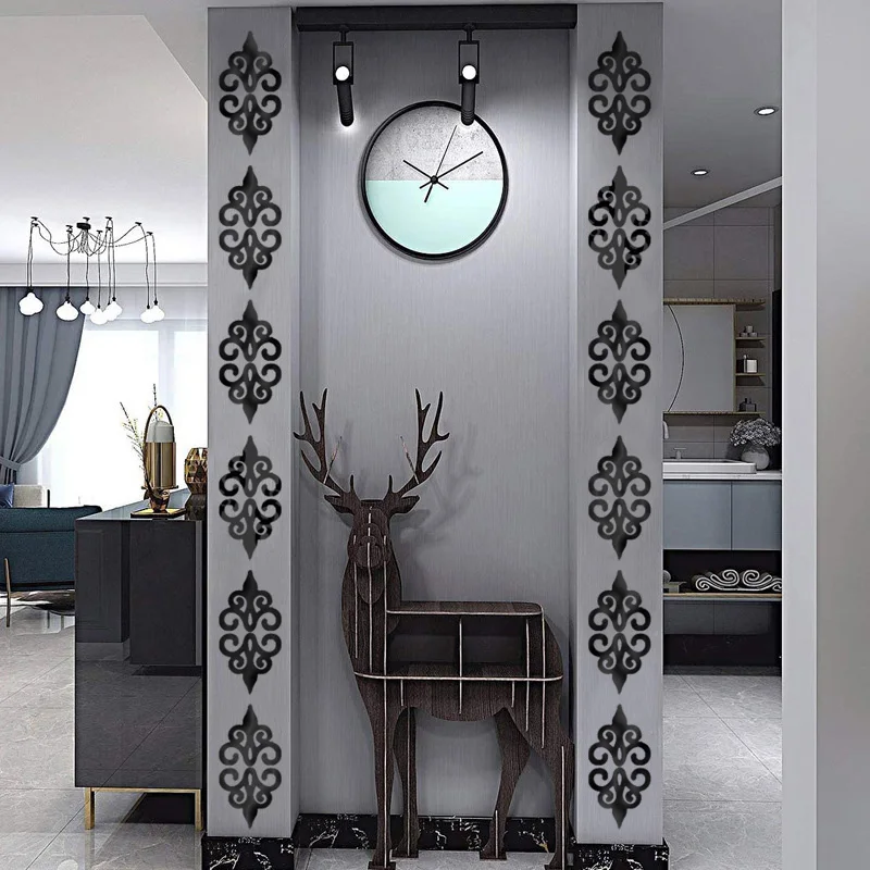 Pegatina De Pared De Espejo 3D Con Diseño Artístico