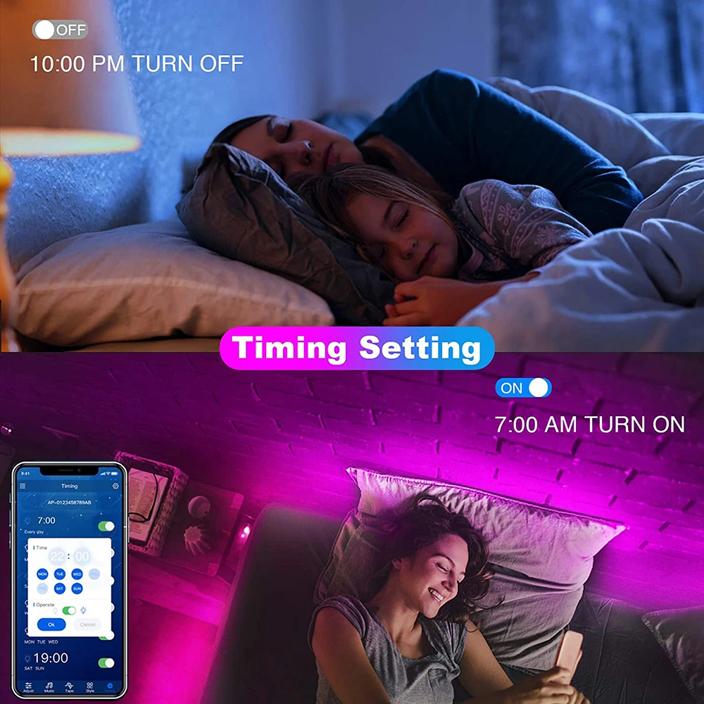 Nuevo Cinta de Luz LED con Bluetooth y USB