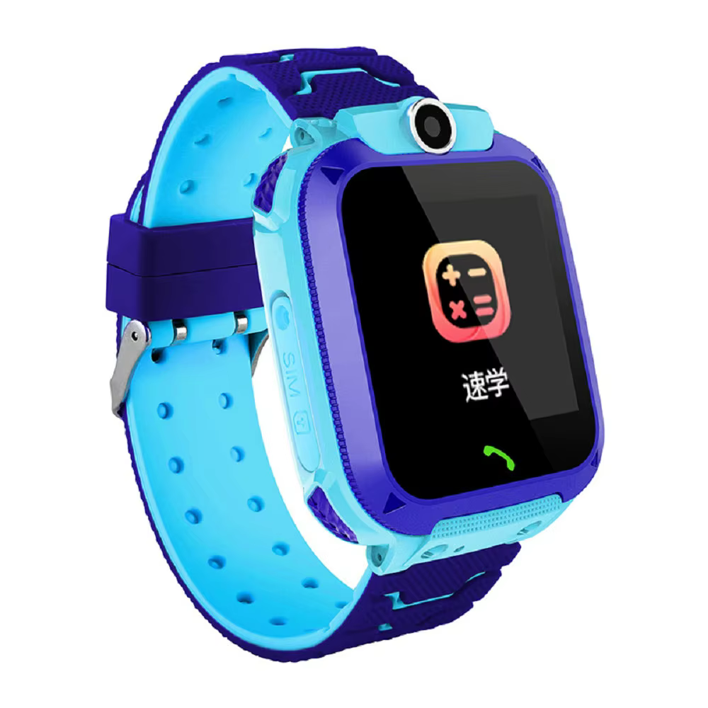 A Blue And Purple Smart Watch