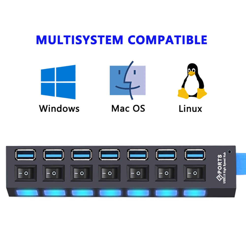 Nuevo Concentrador De Red Usb 3.0: Eficiente Y Versátil