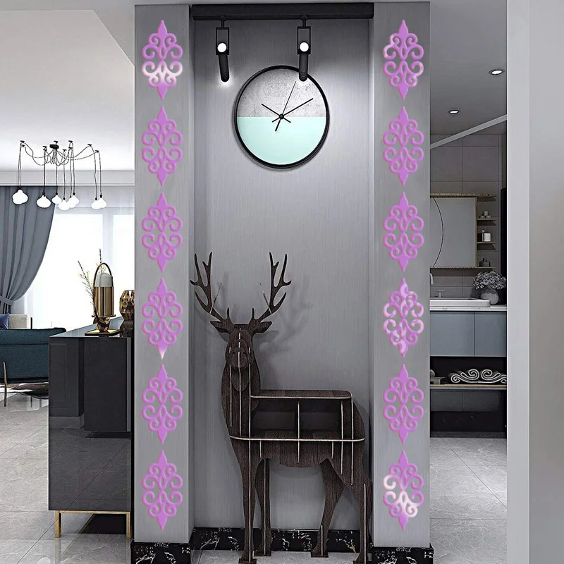 Pegatina De Pared De Espejo 3D Con Diseño Artístico