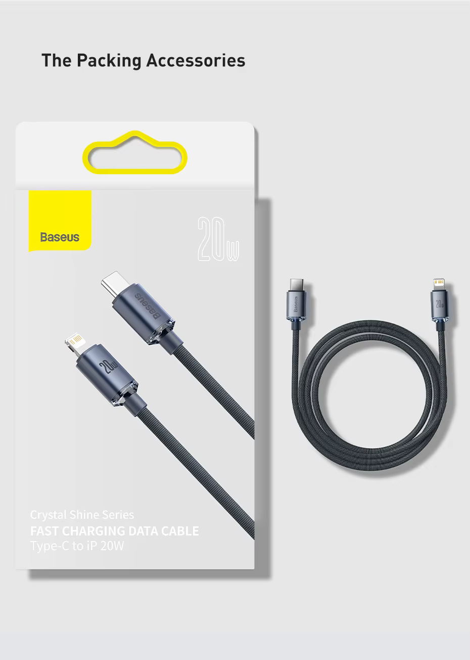 Cable USB de Alata Calidad Tipo C de 20W Baseus