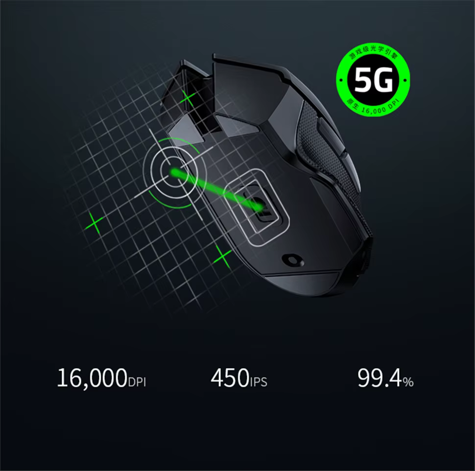 Ratón Gamer Razer Eficaz e Inalámbrico con Bluetooth