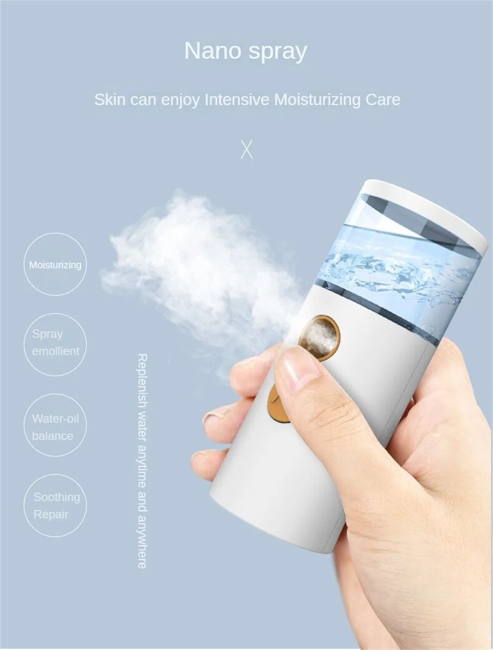 Motor de vapor facial de 30ml: Un aliado eficaz para tu piel