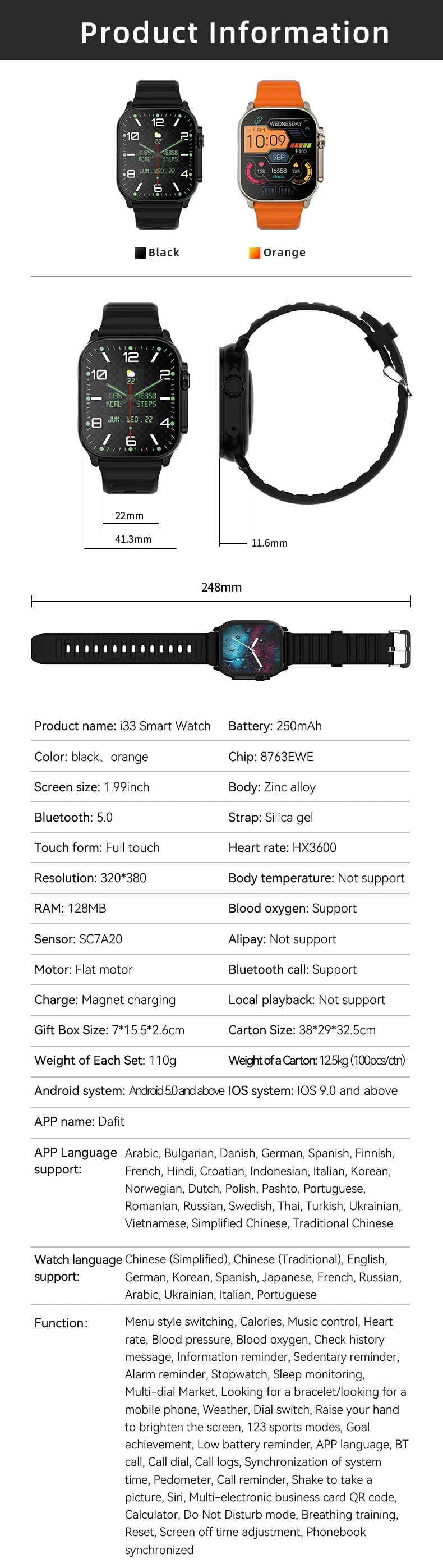 Reloj Inteligente Ultra Inteligente Único Y Extraordinario