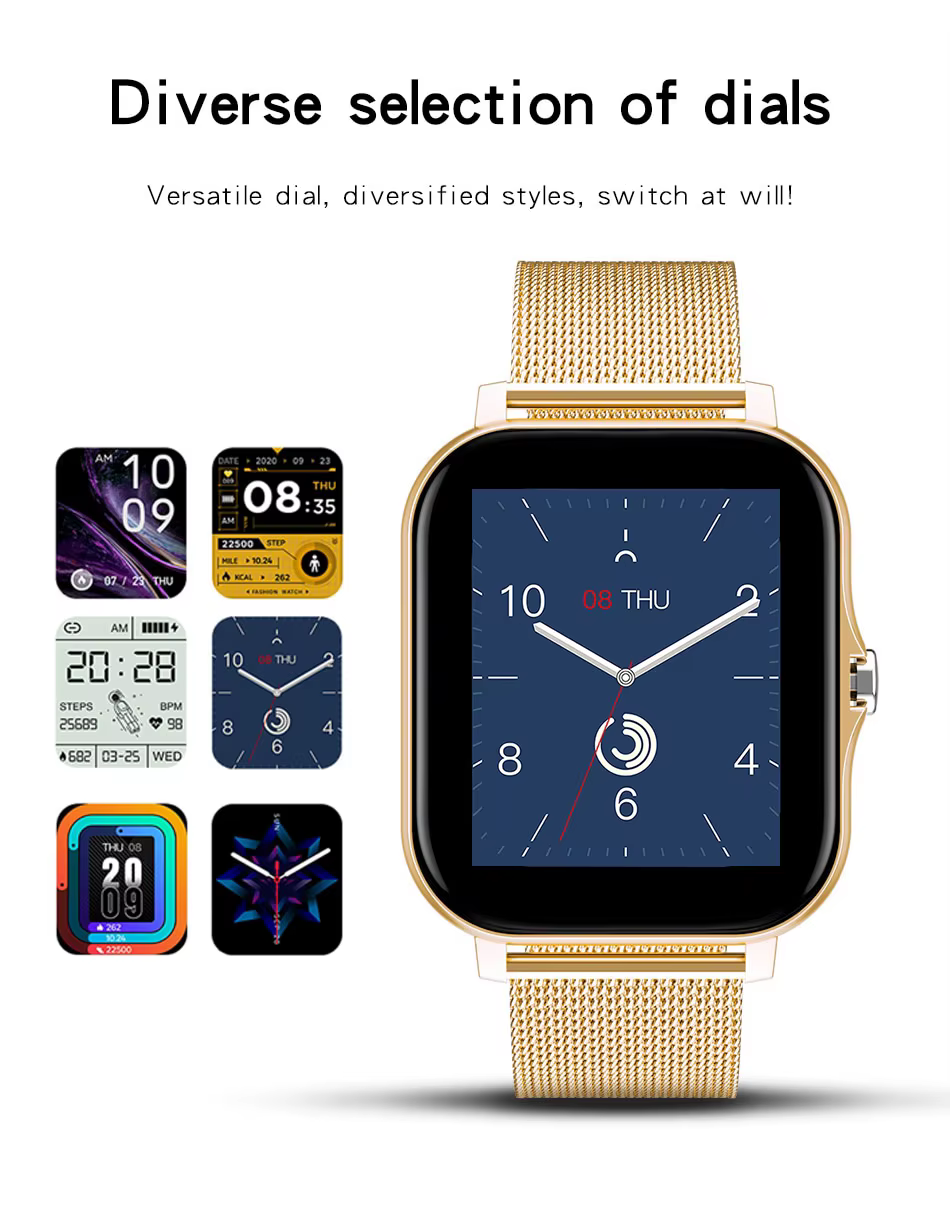 Reloj Inteligente Android Unisex para Hombres y Mujeres