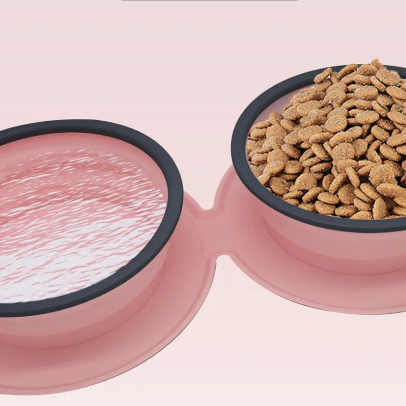 Popular Comederos Portátiles de Silicona para Mascotas