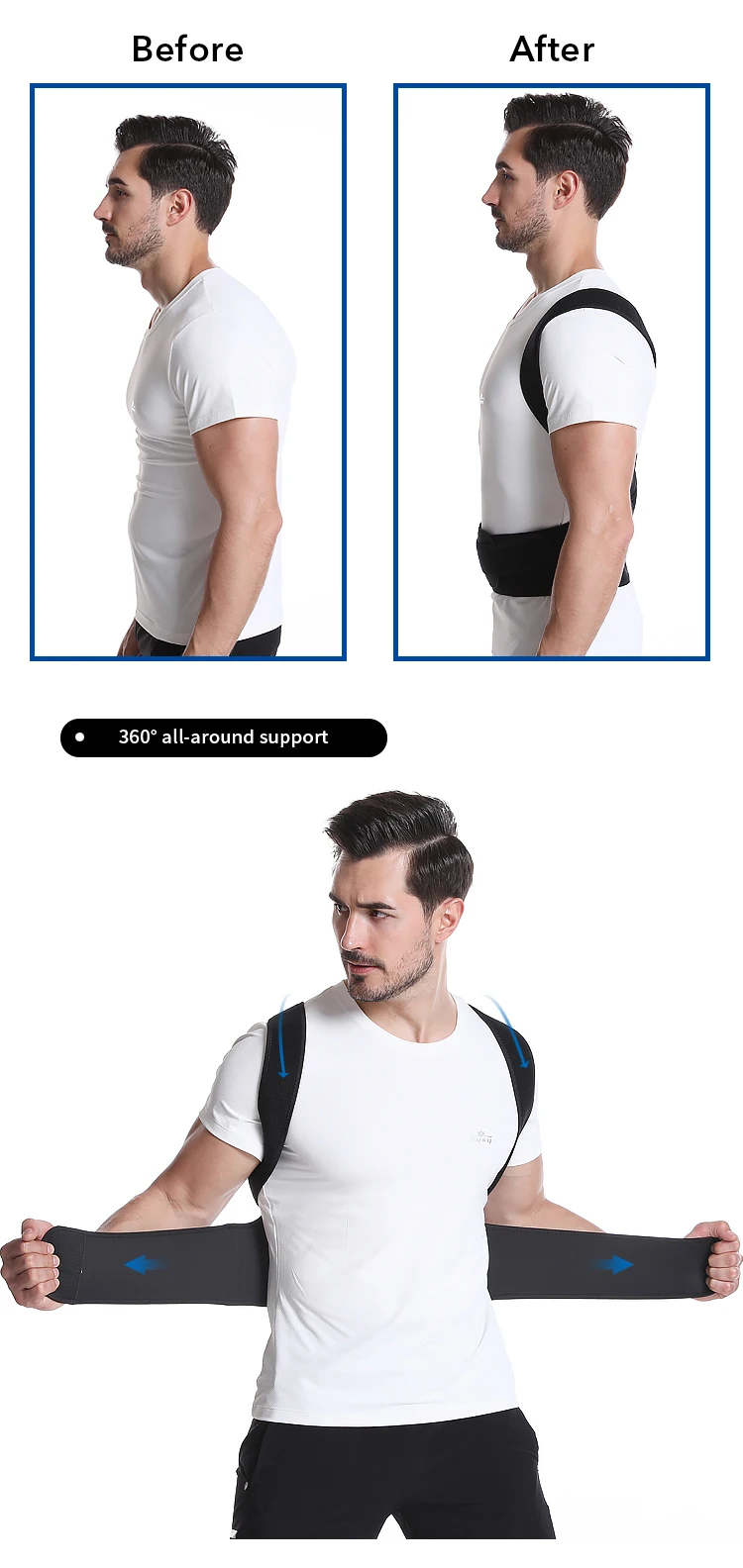 Genial Corrector De Postura De Columna Vertebral Unisex