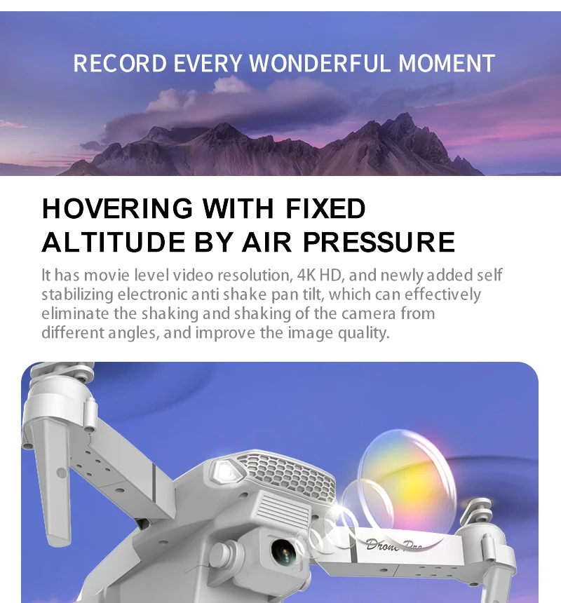 Nuevo Drone Cámara 4K HD para dron profesional