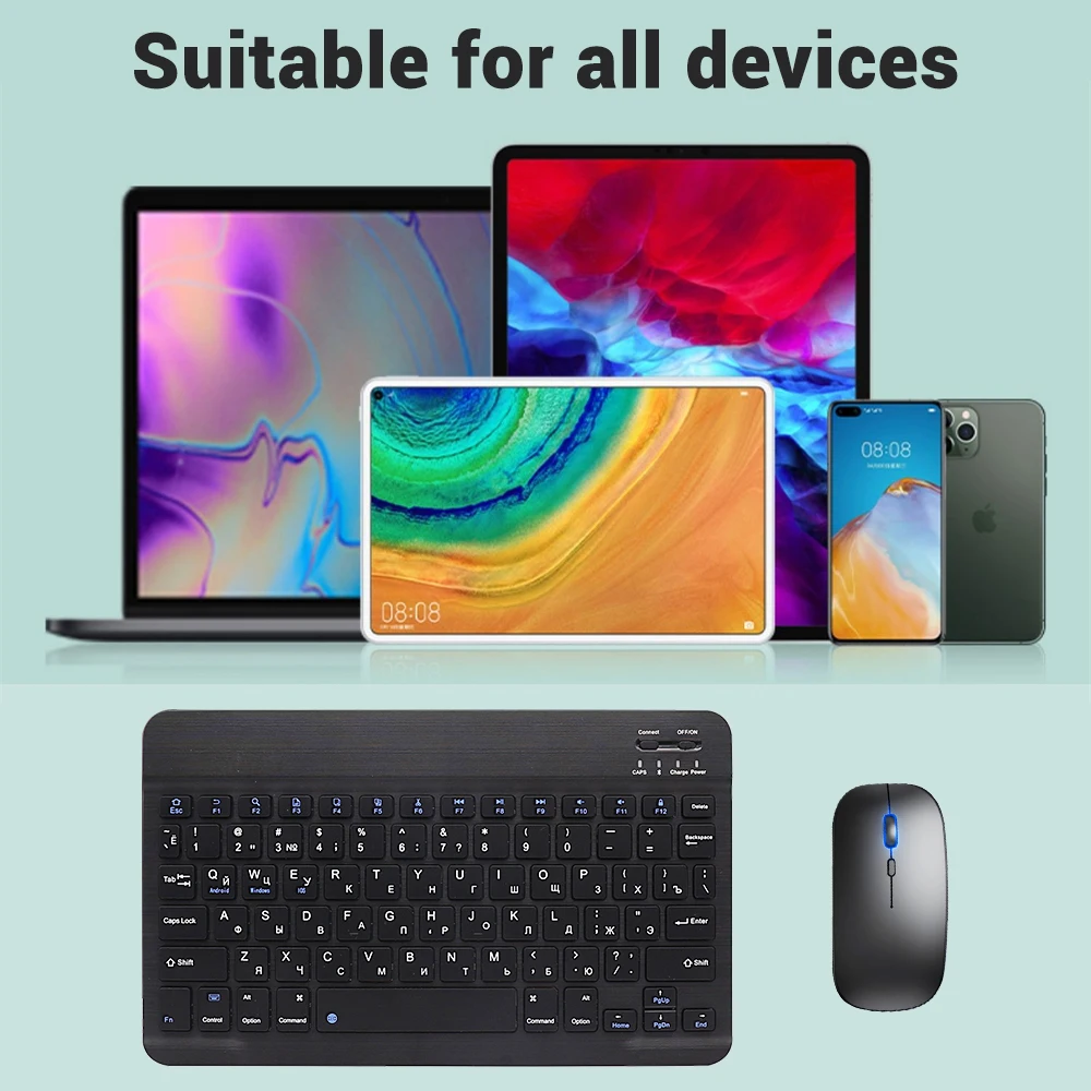 Fenomenal Teclado Inalámbrico Bluetooth para Tabletas