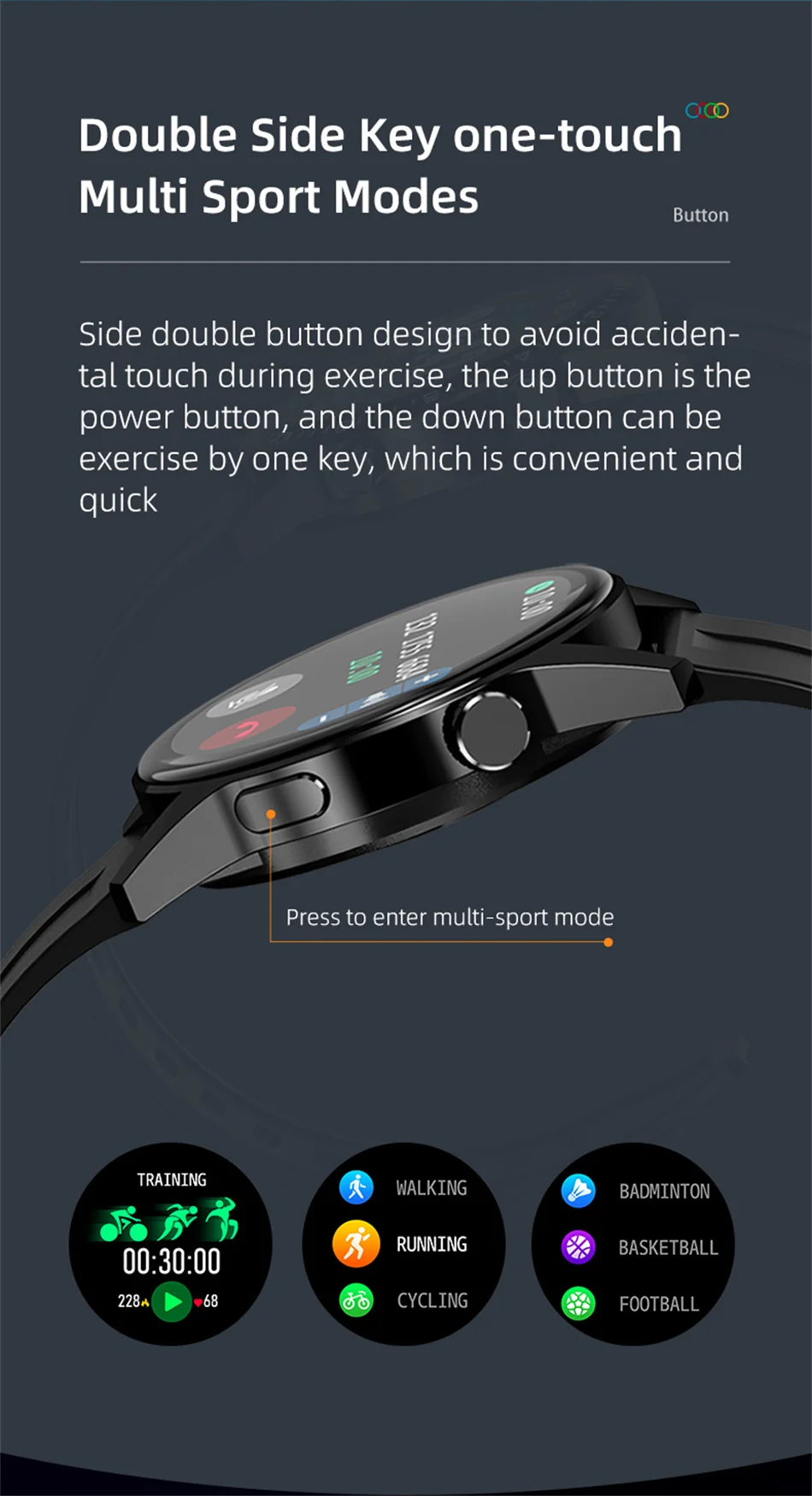 Fenomenal Reloj Inteligente Con Gps Integrado Para Hombre