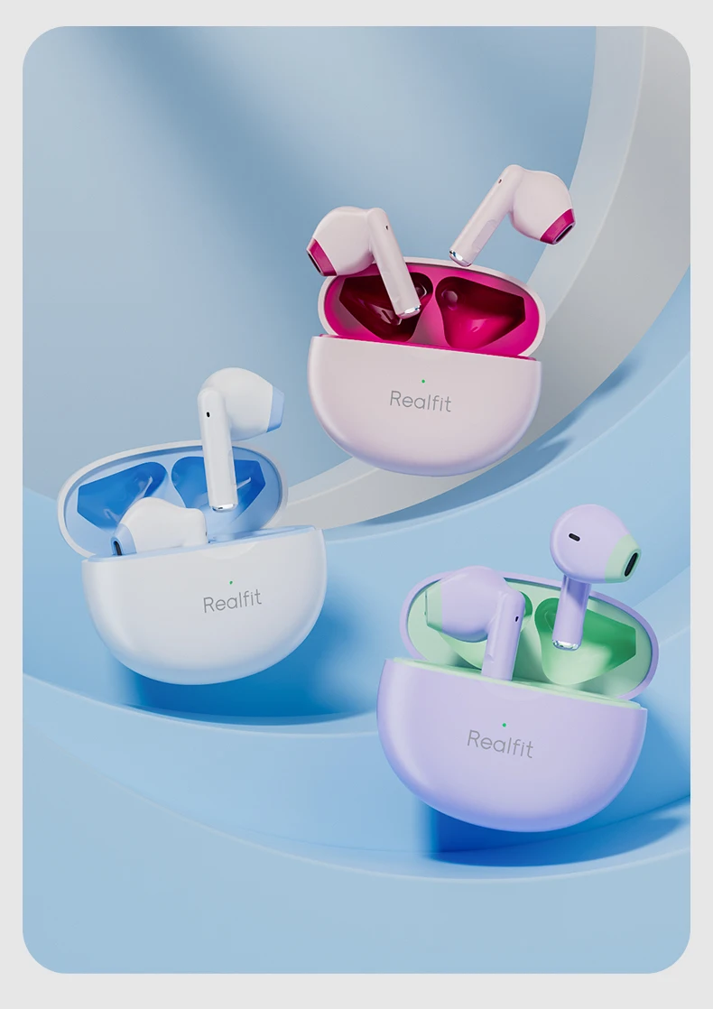 Auriculares Inalámbricos Realfit Sonido Superior Y Conexión