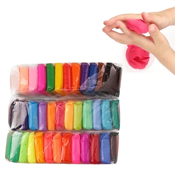 Moldura de arcilla seca al aire de Color, juego de arcilla artesanal para niños