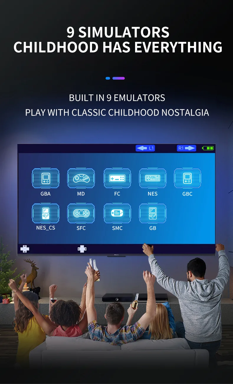 Consola de Juegos Portátil de Alta Calidad Sin Límites