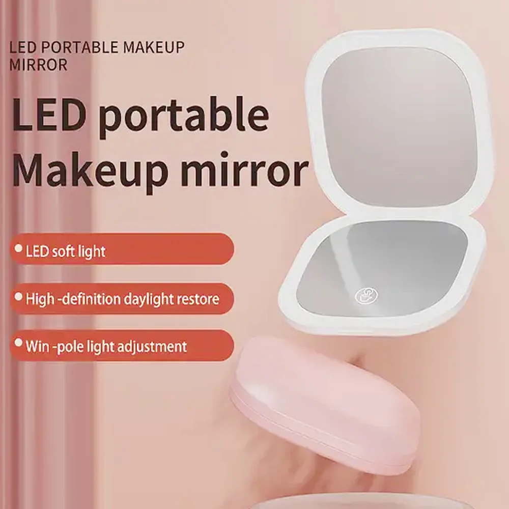 Espejo De Maquillaje Con Luz Led Esencial Para Tu Rutina