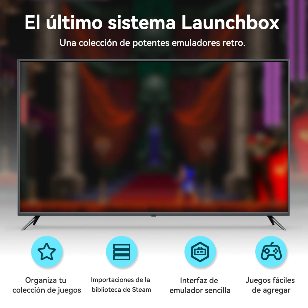 Pionero Consola De Juegos Portátil Launchbox Para Ordenador