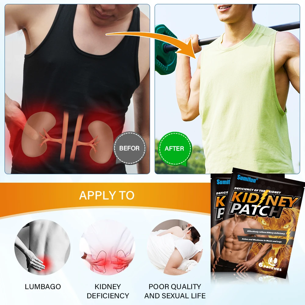 Parche Nutritivo para Riñón Eficaz para Hombres
