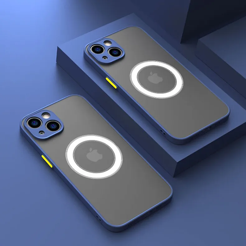 Funda Magnética Mate de Lujo para iPhone