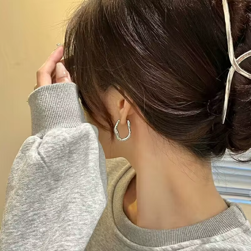 Joyas Geométricas Aros Intenso Para Mujer