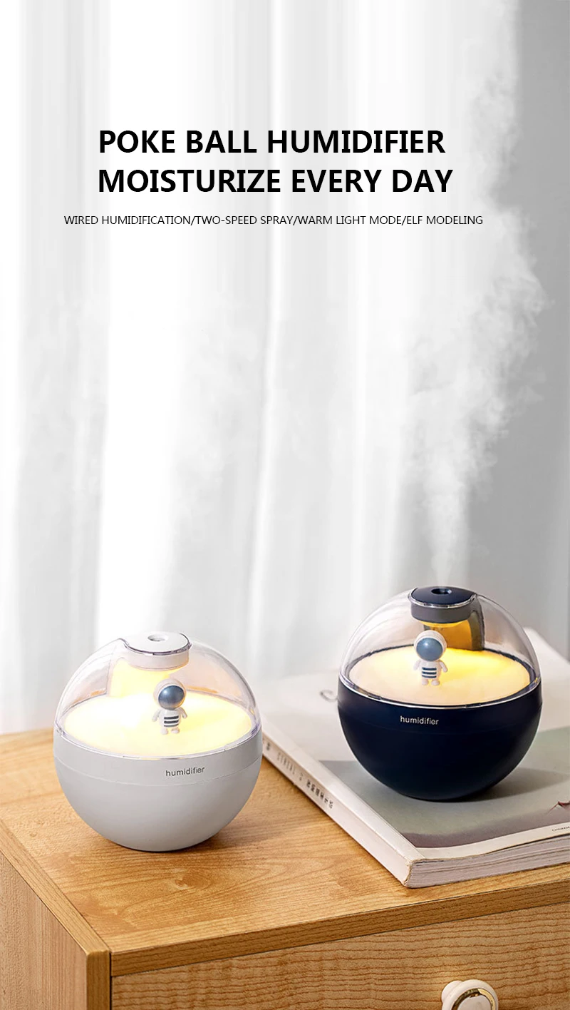 Mini humidificador Abs de reposición de agua: ¡Un auténtico oasis de frescura!
