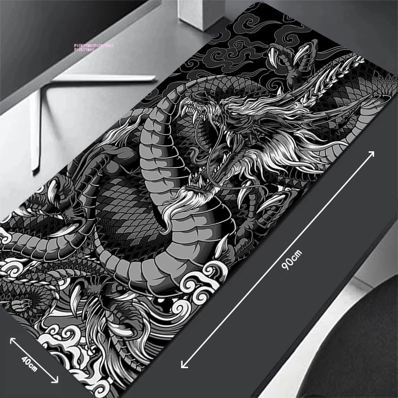 Nuevo Alfombrilla Gamer Premium En Blanco Y Negro