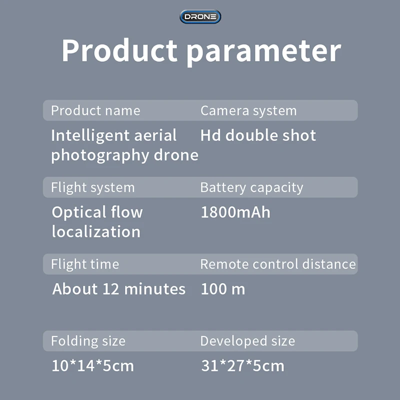 Nuevo Drone Cámara 4K HD para dron profesional