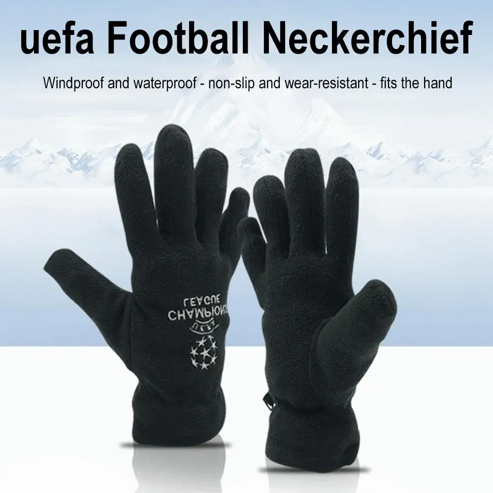 Set Deportivo Bufanda Y Guantes De Fútbol De Alta Calidad