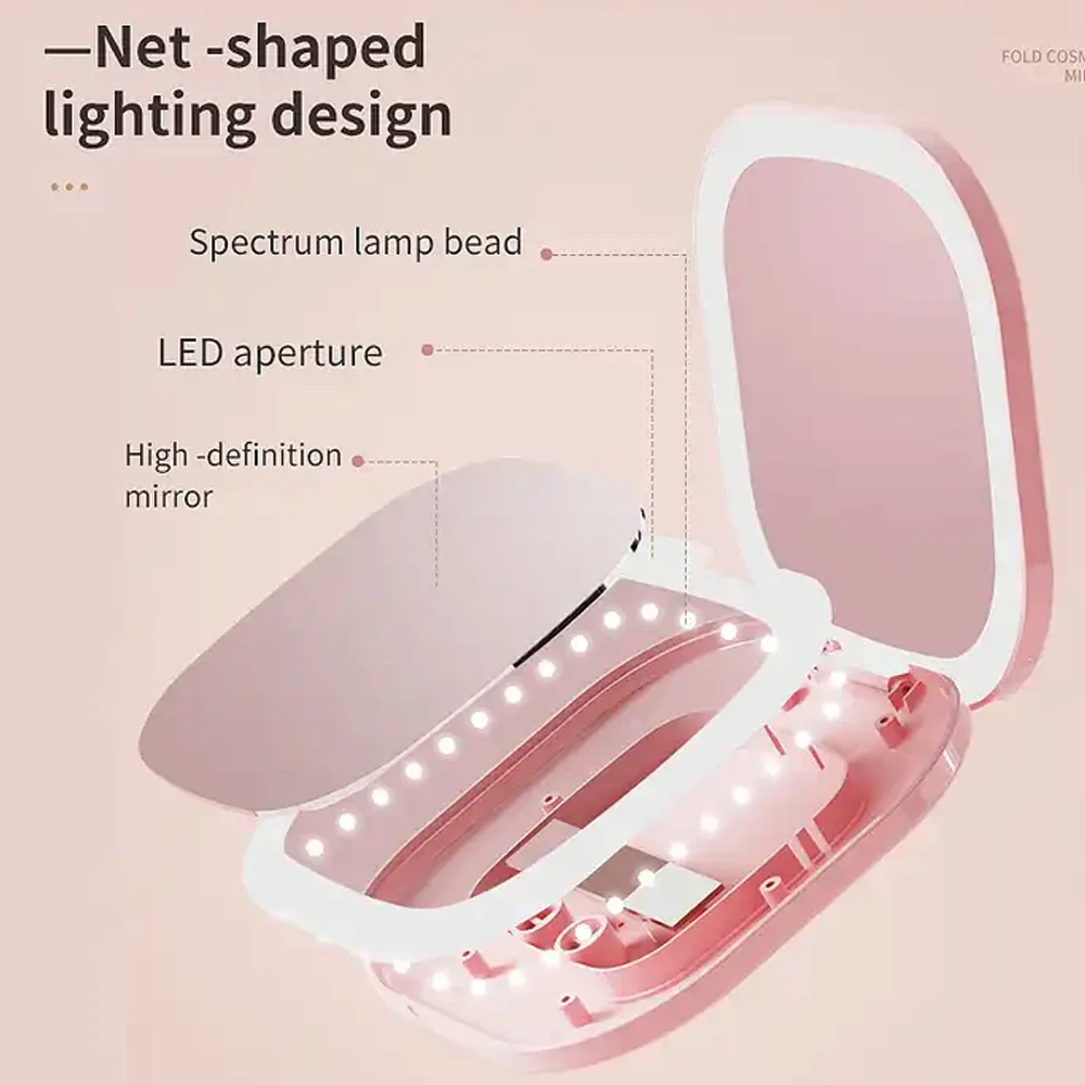 Espejo De Maquillaje Con Luz Led Esencial Para Tu Rutina