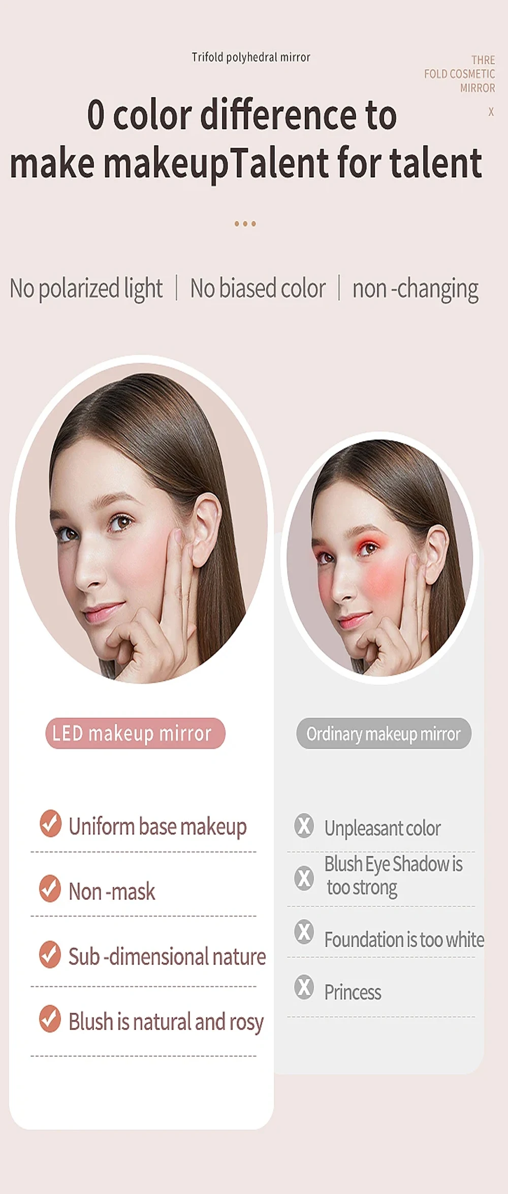 Espejo De Maquillaje Con Luz Led Esencial Para Tu Rutina