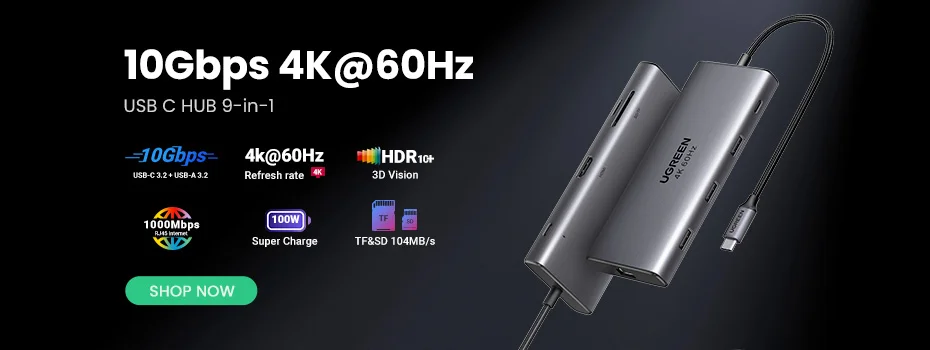 Necesario USB 3.0 con 4 puertos: Eficiente y versátil