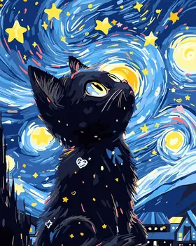 RUOPOTY-pintura de diamante 5D DIY, animales