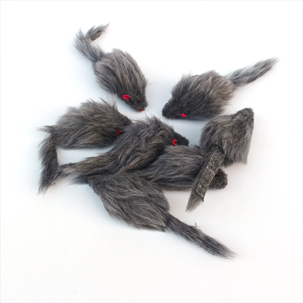 Fabuloso Ratón de Felpa Suave Falso para Gatos
