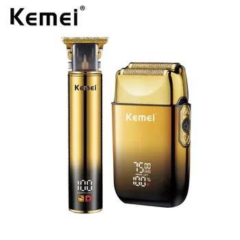 Maquinilla de afeitar eléctrica Kemei para hombre