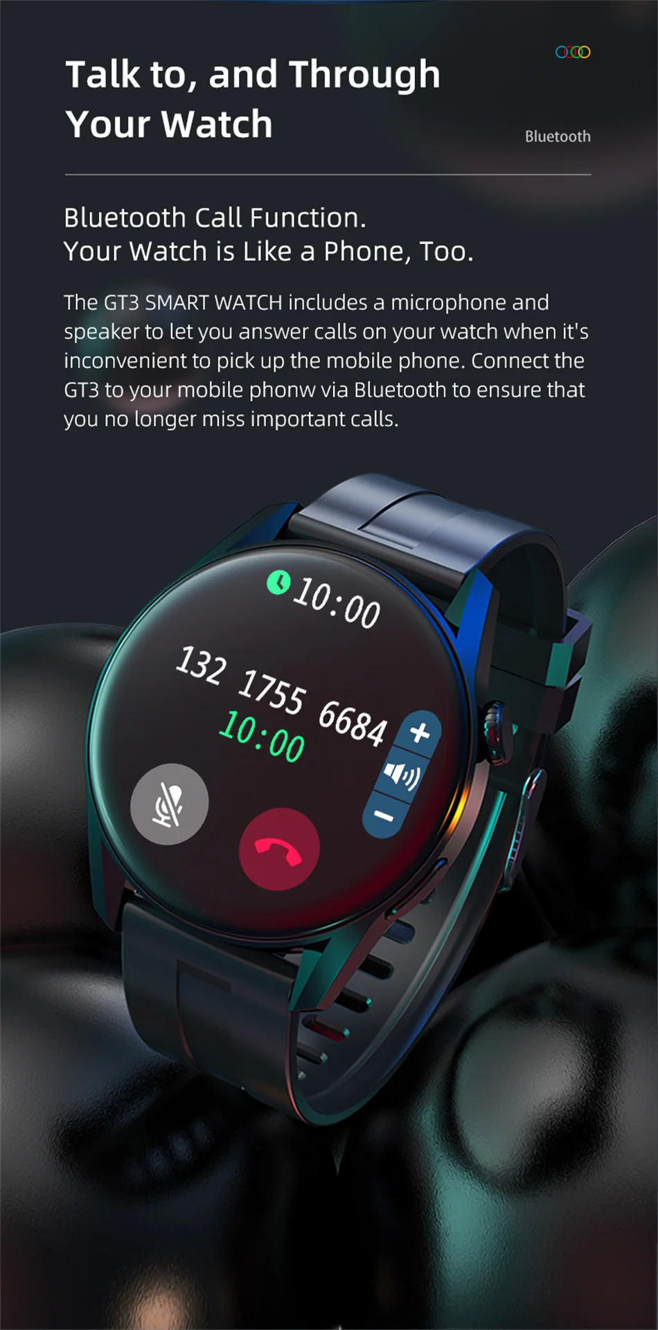 Fenomenal Reloj Inteligente Con Gps Integrado Para Hombre