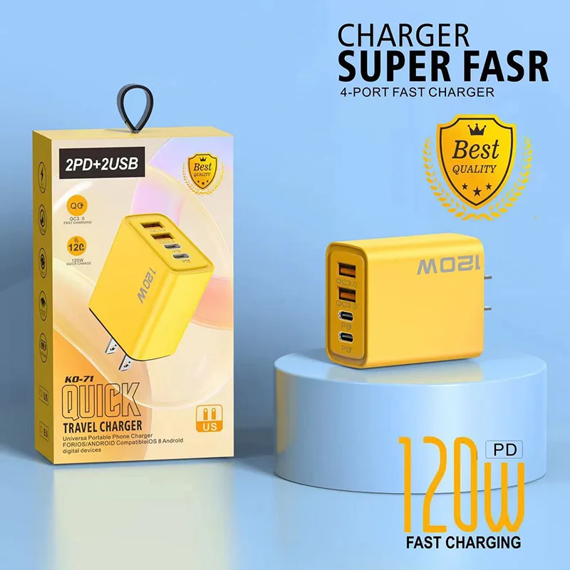 Fenomenal Cargador Rápido Xiaomi Tipo C de 120W