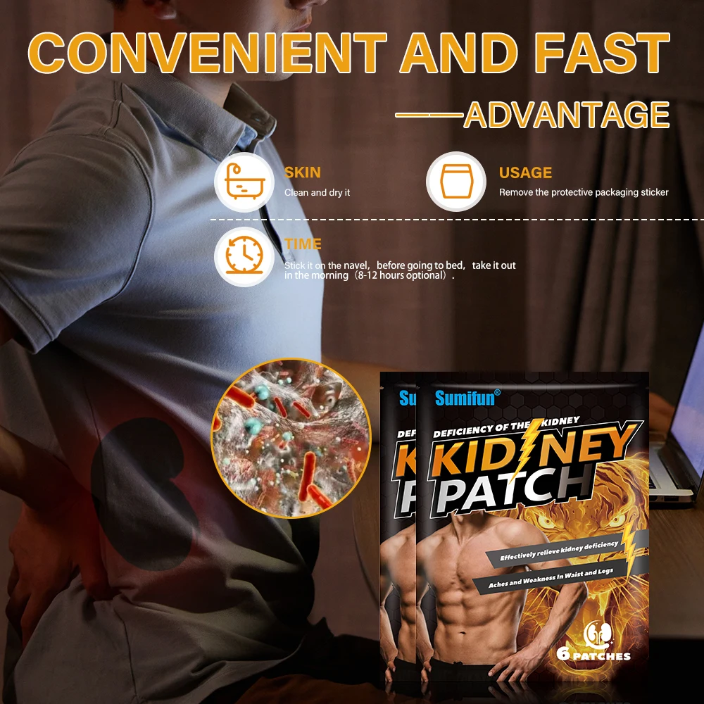 Parche Nutritivo para Riñón Eficaz para Hombres