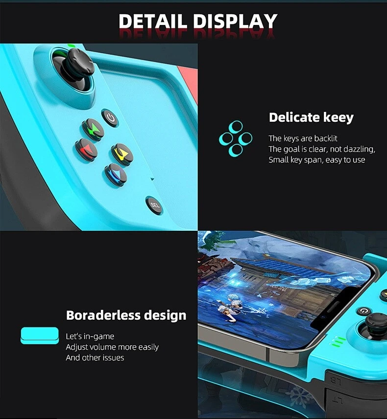 Eficaz Gamepad Ajustable Controlador De Juegos Universal