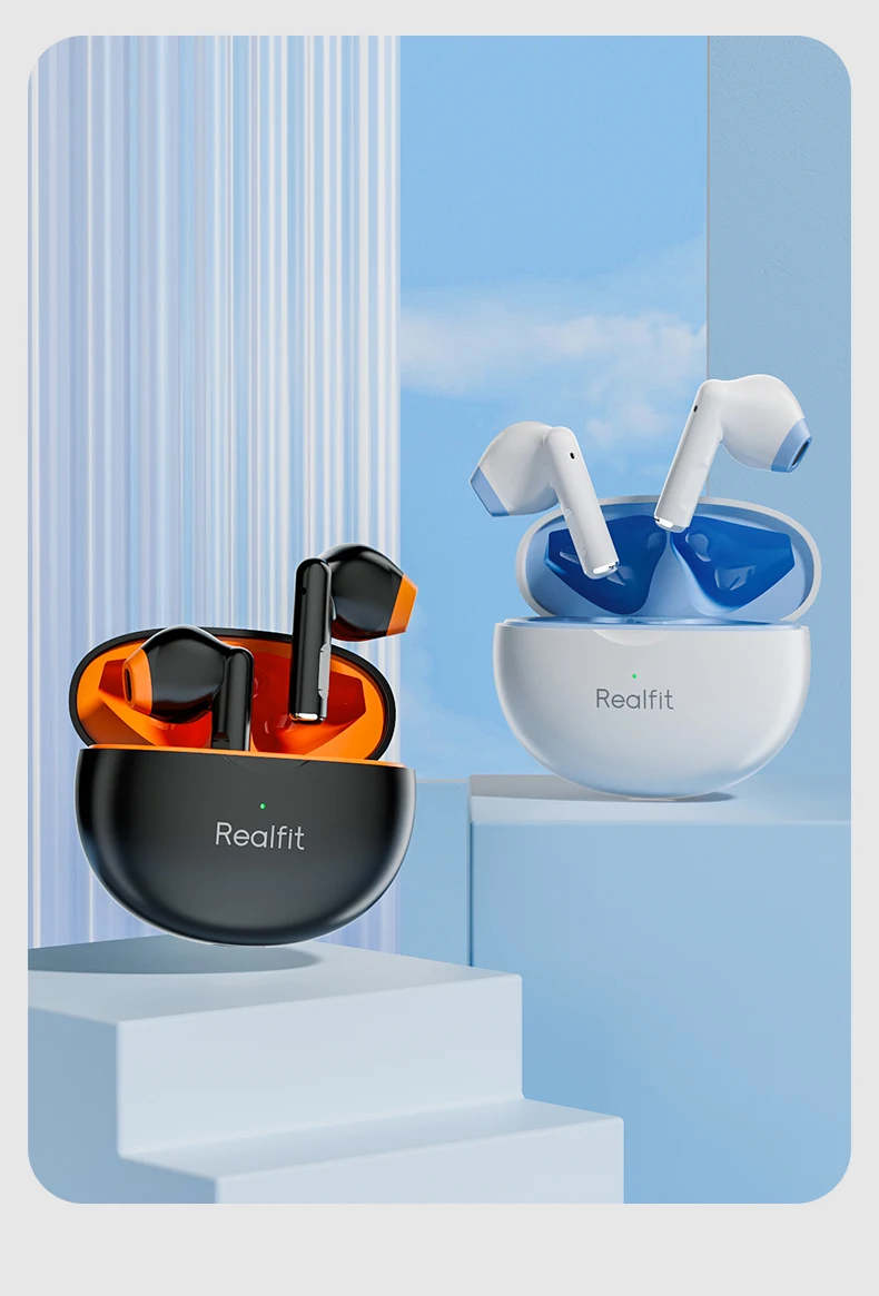 Auriculares Inalámbricos Realfit Sonido Superior Y Conexión