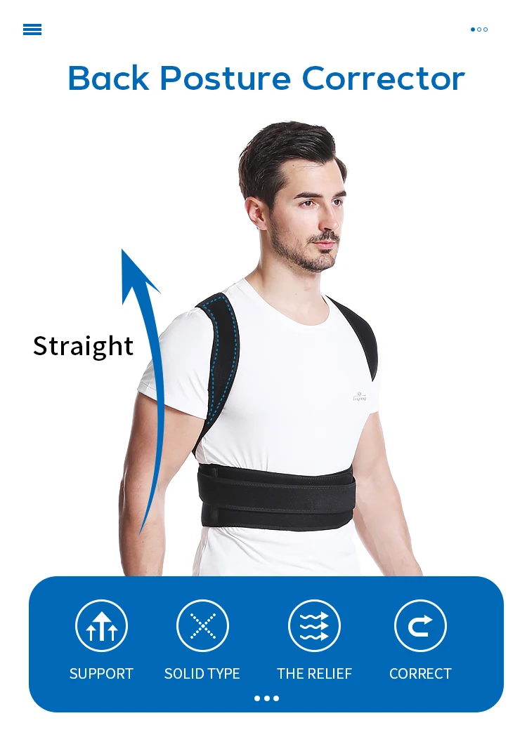 Genial Corrector De Postura De Columna Vertebral Unisex