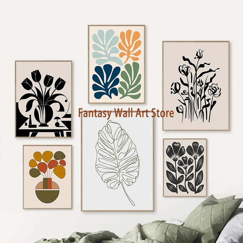 Póster De Arte Floral: Elegancia Para Tu Hogar
