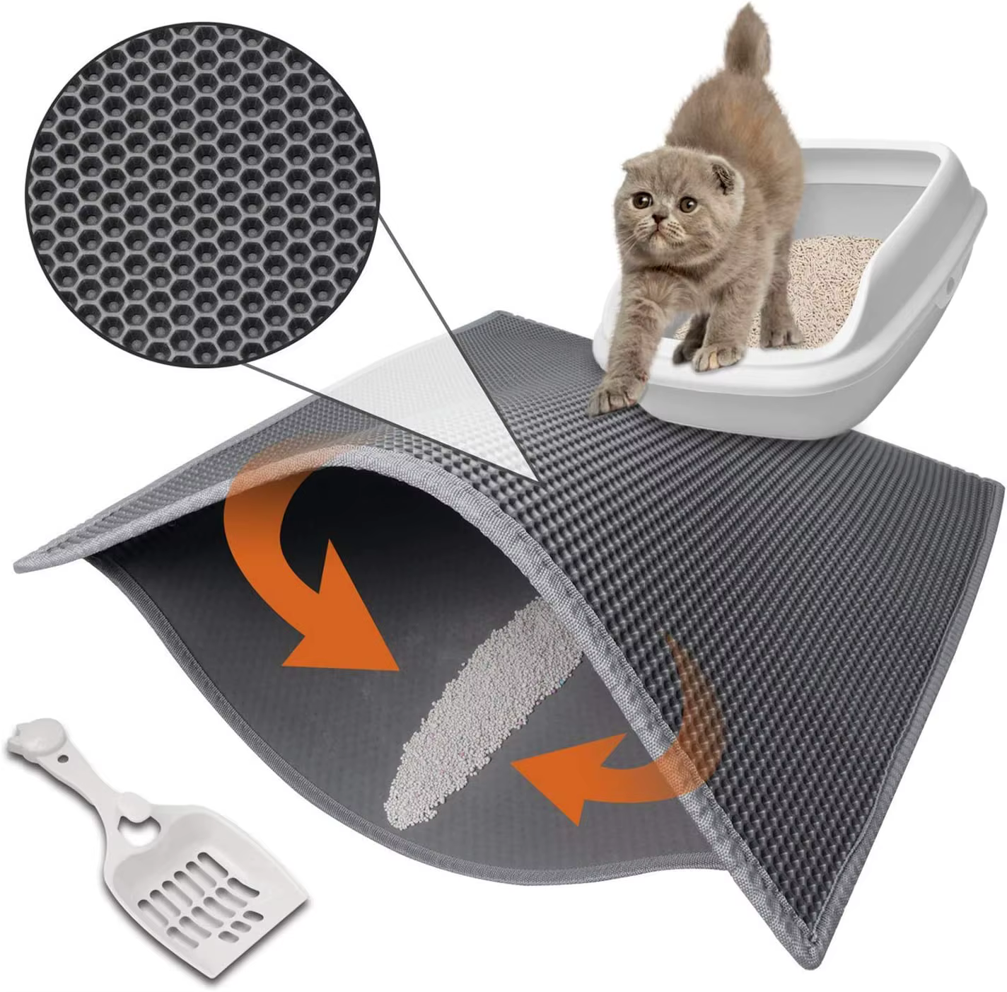 Fascinante Estera Impermeable para Gatos